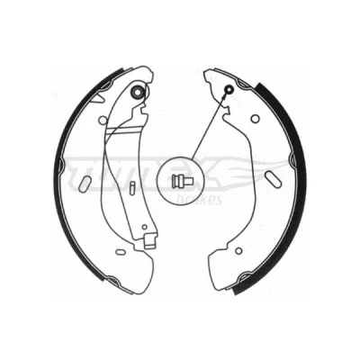 Billede af TOMEX brakes TX 20 95 Bremsebakker bagaksel 280 64 FORD: Transit Mk5 Bus