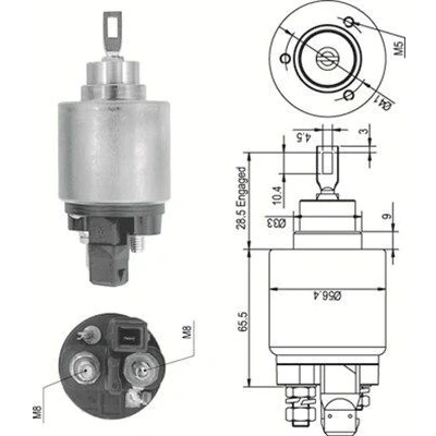 Billede af MAGNETI MARELLI 940113050343 Magnetafbryder, starter