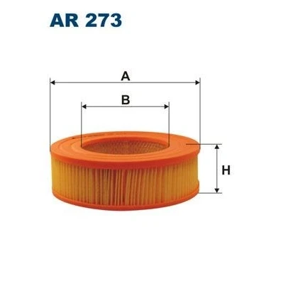 Billede af FILTRON AR 273 Luftfilter 57 188 Filterindsats MITSUBISHI: L200 III Pick up, TOYOTA: Corolla V Liftback