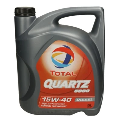 Billede af Total Quartz 5000 Diesel 15W 40 5l Motorolie 2148644 VOLKSWAGEN: Golf 4, Passat B6 Variant, Touran I, TOYOTA: Aygo, Yaris III Hatchback