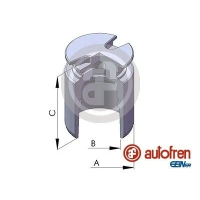 Billede af AUTOFREN SEINSA D02554 Stempel, bremsekaliper 38 bagaksel BOSCH VOLKSWAGEN: Beetle Hatchback, Caddy 3, SKODA: Superb II Stationcar