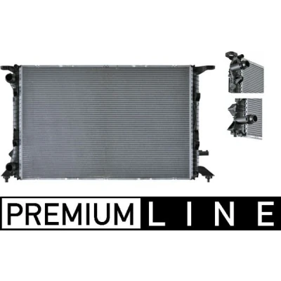 Billede af MAHLE ORIGINAL CR 905 000P Radiator 720 477 26 Loddet køleripper AUDI: A4 B8 Avant, A5 Sportback, Sedan