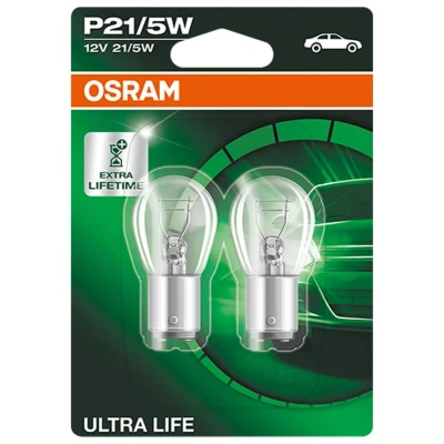 Billede af OSRAM ULTRA LIFE 7528ULT 02B Glødepære 12 21/5 P21/5W FORD: MONDEO 4 Turnier, AUDI: A3 Hatchback, VOLKSWAGEN: Crafter 30 35 Bus