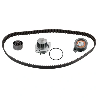 Billede af FEBI BILSTEIN 45109 vandpumpe + Tandremssæt med 134 PEUGEOT: 206 Hatchback, 207 SW, 307 Stationcar, CITROËN: C3 I Hatchback