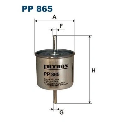 Billede af FILTRON PP 865 Brændstoffilter Ledningsfilter 8 FORD: MONDEO 1, StreetKA Cabriolet, 1 Kombi, MAZDA: 121 III Hatchback