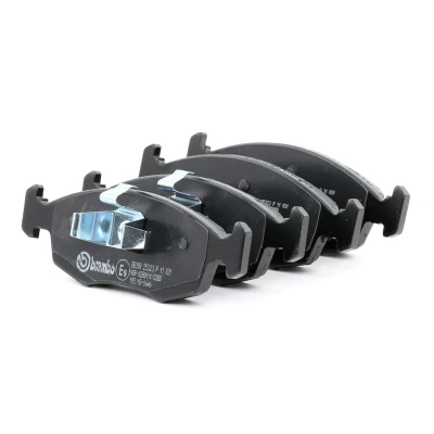 Billede af BREMBO P 11 031 Bremseklodser med akustisk advarsel for slid stempelklips uden tilbehør FIAT: 500 Hatchback, Panda III Hatchback