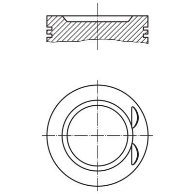 Billede af MAHLE ORIGINAL 011 73 00 Motor Stempel 86,0