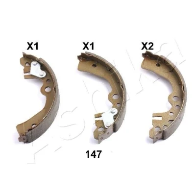 Billede af ASHIKA 55 01 147 Bremsebakker 180 28