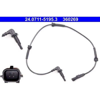 Billede af ATE 24.0711 5195.3 ABS Sensor 615 RENAULT: LAGUNA 3 Grandtour