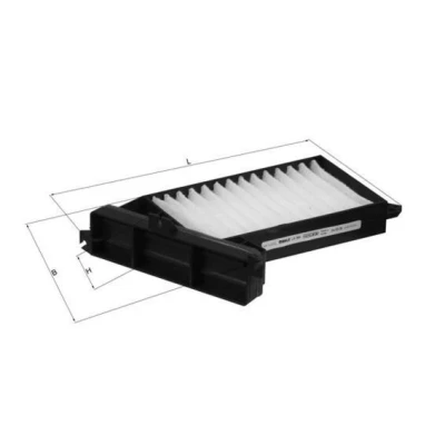 Billede af MAHLE ORIGINAL LA 384 Kabinefilter Partikelfilter 276,2 177 56,0 MITSUBISHI: GALANT 6