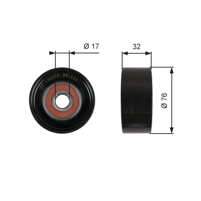 Billede af GATES FleetRunner Micro V Kit T36253 Remstrammerhjul