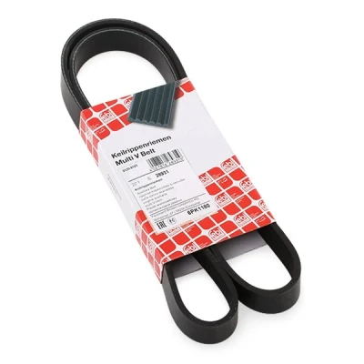 Billede af FEBI BILSTEIN 28931 Kileribberem 1180 6 EPDM (ethyl propylen dien gummi) FIAT: Grande Punto Hatchback, 500 500L, OPEL: Corsa D Hatchback