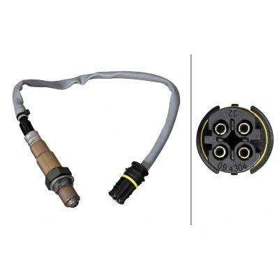 Billede af HELLA 6PA 358 221 501 Lambdasonde opvarmet BMW: 3 Sedan, Touring, 5 MERCEDES BENZ: E klasse C T modell