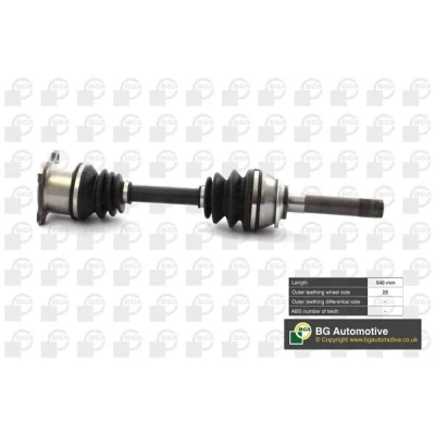 Billede af BGA DS6100R Trækaksel højre foraksel MITSUBISHI: L200 III Pick up
