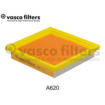Billede af DAVID VASCO A620 Luftfilter 34 158 171 rektangulær Filterindsats med gaffel skraldefunktion, integreret gitter NISSAN: Note I, MICRA 3, 2