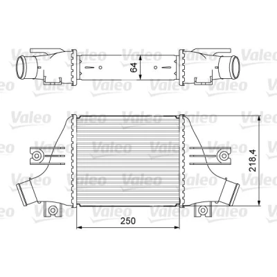Billede af VALEO 818638 Intercooler uden EGR ventil