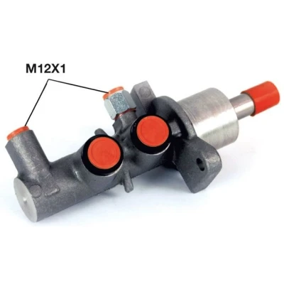 Billede af BOSCH 0 986 481 028 Bremsehovedcylinder 2 23,81 uden bremsevæskebeholder Aluminium M 12 x 1 OPEL: Astra G Caravan, Zafira A