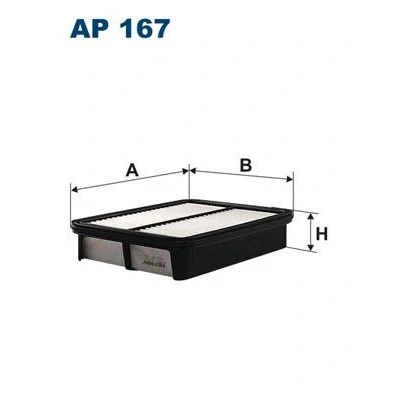 Billede af FILTRON AP 167 Luftfilter 44 166 225 Filterindsats TOYOTA: Corolla VII Compact, VIII Sedan, Compact
