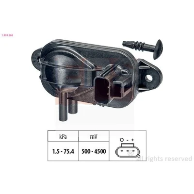 Billede af FACET 10.3268 Sensoren uden tilslutningsdele, tilslutningsrør Made in Italy OE Equivalent VOLVO: V50, FORD: Galaxy Mk2 MPV, S Max Mk1