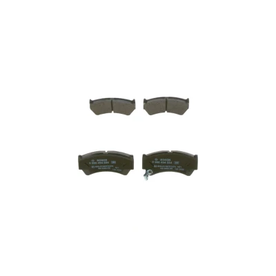 Billede af BOSCH 0 986 494 234 Bremseklodser Low Metallic med akustisk advarsel for slid anti knirke plade SUZUKI: Baleno I Stationcar
