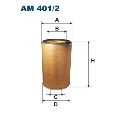 Billede af FILTRON AM 401/2 Luftfilter 471 305 Filterindsats