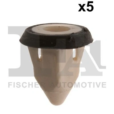 Billede af FA1 11 60007.5 Clips, side /beskyttelseslister sort/hvid VOLKSWAGEN: Transporter 5, Fox Hatchback, Touran I