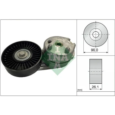 Billede af INA 534 0668 10 Remstrammer, kilerem LAND ROVER: Discovery 3, 4