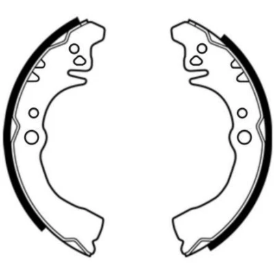Billede af ABE C06017ABE Bremsebakker bagaksel 180 38 DAIHATSU: CUORE 6