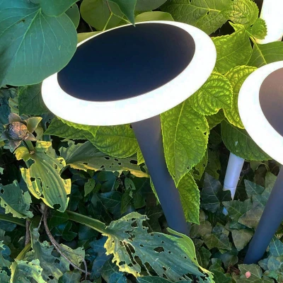 Billede af Bermuda LED sokkellampe med jordspyd, sortgrå