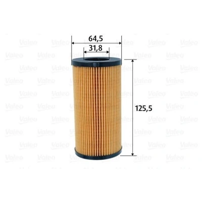 Billede af VALEO 586594 Oliefilter Filterindsats VOLVO: V50, V70 3, V60 I