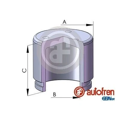 Billede af AUTOFREN SEINSA D025538 Stempel, bremsekaliper 43 AKEBONO NISSAN: Qashqai / Qashqai+2 I