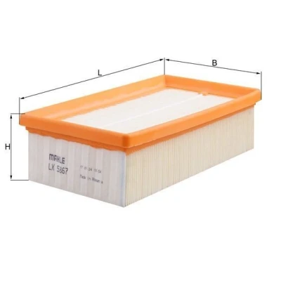 Billede af Luftfilter KNECHT LX 5867