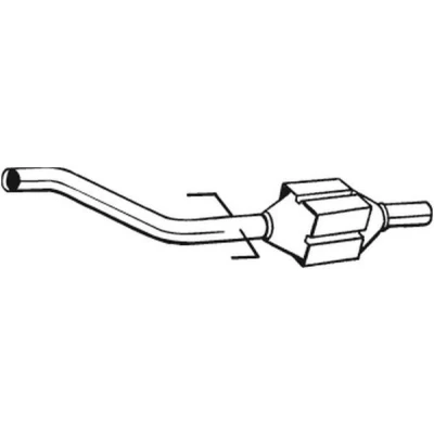 Billede af BOSAL 099 414 Katalysator Euro 3 med monteringsdele