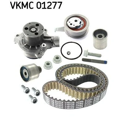 Billede af SKF VKMC 01277 vandpumpe + Tandremssæt regulerbar VOLKSWAGEN: Touran II, Tiguan AUDI: A4 B9 Sedan
