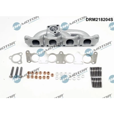 Billede af DR.MOTOR AUTOMOTIVE DRM218204S Udstødningsmanifold med pakninger befæstelsesmateriale, skruer VOLKSWAGEN: Polo IV Hatchback