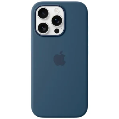 Billede af Apple Silikone Back Cover Mørkeblå MagSafe iPhone 16 Pro