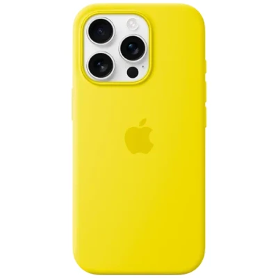 Billede af Apple Silikone Back Cover Gul MagSafe iPhone 16 Pro Max