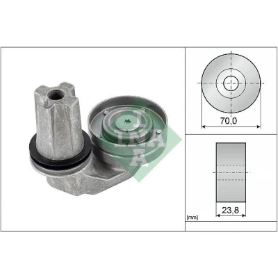 Billede af INA 534 0635 10 Remstrammer, kilerem LAND ROVER: Discovery 3, 4