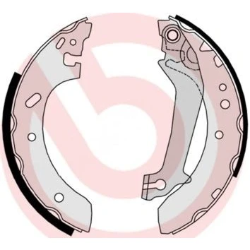 Billede af BREMBO S 24 526 Bremsebakker 203 38 med håndbremsegreb