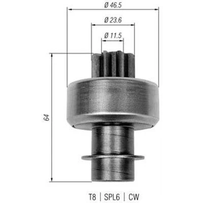 Billede af MAGNETI MARELLI 940113020336 Spidshjul, starter
