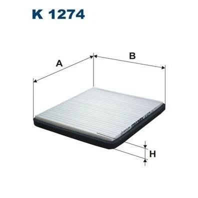 Billede af FILTRON K 1274 Kabinefilter Partikelfilter 215 200 20 CHEVROLET: Spark