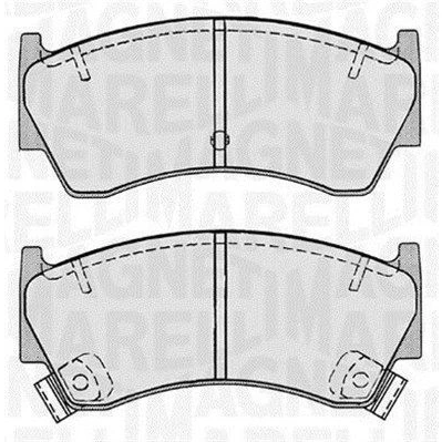 Billede af MAGNETI MARELLI 363916060518 Bremseklodser med akustisk advarsel for slid NISSAN: ALMERA 1, 1 Hatchback