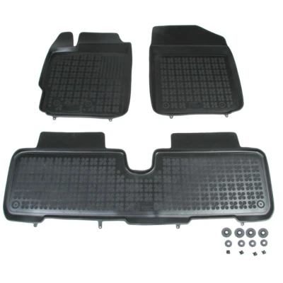 Billede af REZAW PLAST 201409 Gulvmåttesæt Gummi foran og bagved sort TOYOTA: Yaris III Hatchback, II Hatchback
