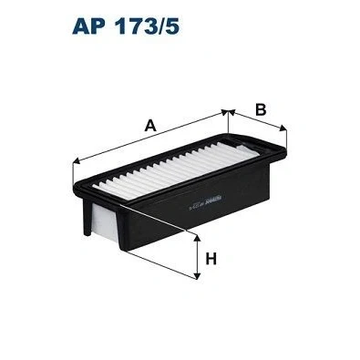 Billede af FILTRON AP 173/5 Luftfilter 61 95,5 262 Filterindsats SUZUKI: Celerio
