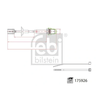 Billede af FEBI BILSTEIN 175926 Lambdasonde foran opvarmet, Reguleringssonde 4