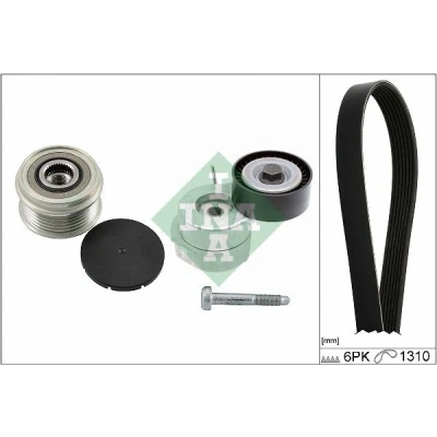 Billede af INA 529 0506 20 Kileribberem FIAT: 500 Hatchback, Grande Punto Evo FORD: KA Hatchback