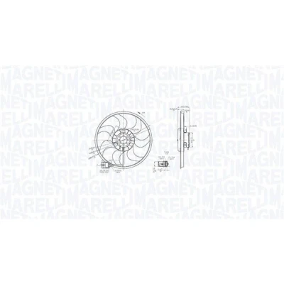 Billede af MAGNETI MARELLI 069422864010 Køleventilator 3905 12 342 OPEL: Astra H Caravan, Zafira B