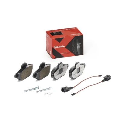 Billede af BREMBO P 24 147X Bremseklodser Inkl. slidadvarselskontakt med tilbehør FIAT: 500 Hatchback, FORD: KA Hatchback
