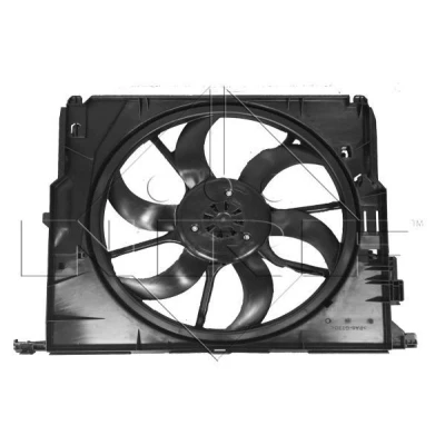 Billede af NRF 47737 Køleventilator 488 12 400 med kølerventilatorramme (karm), Kulløs motor