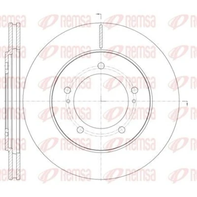 Billede af REMSA 61233.10 Bremseskiver foraksel 309,3, 309,3 22 5 ventileret SUZUKI: Grand Vitara 1 SUV